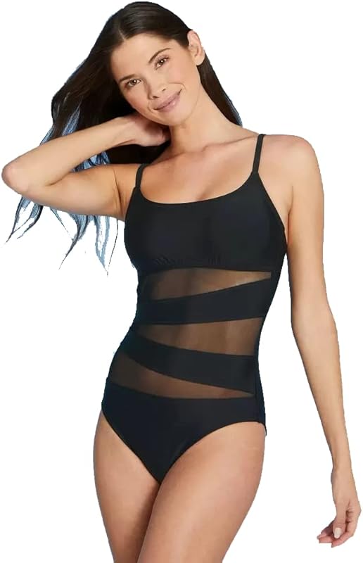 SHADE AND SHORE Womens Front Swimsuit